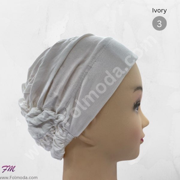 Front padded bandana ivory Kuwaiti