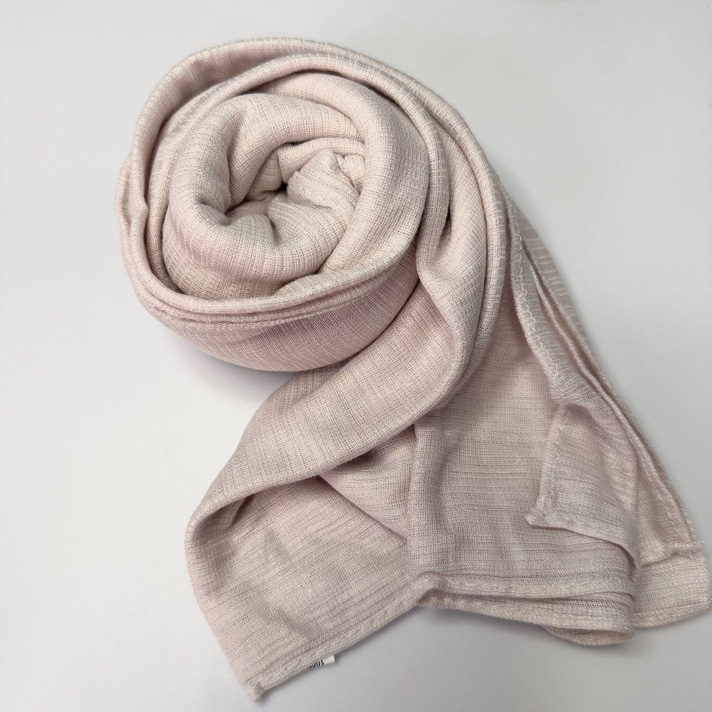 Kuwaiti Lulua Cotton Hijab- Pale pink