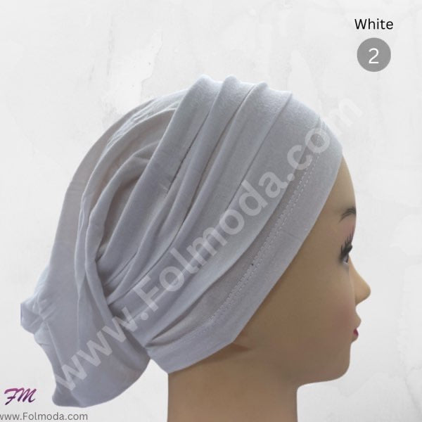 Pleated hair bonnet 