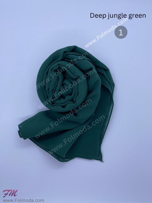 turkey chiffon hijab green 