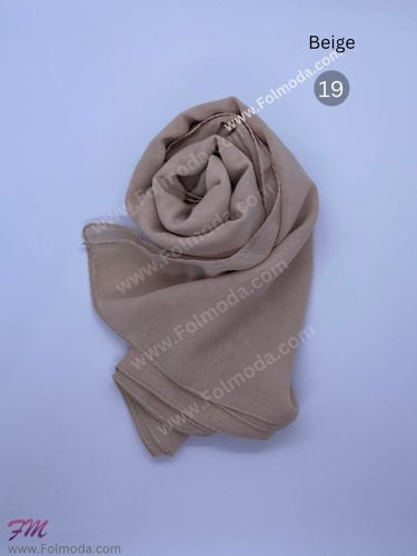 Turkey chiffon hijab Beige 