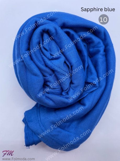 Turkey cotton hijab Blue