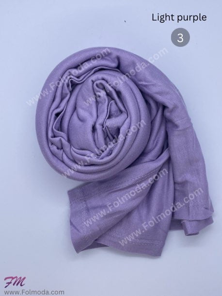 Turkey cotton hijab Purple