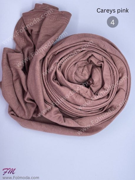 Turkey cotton hijab Pink