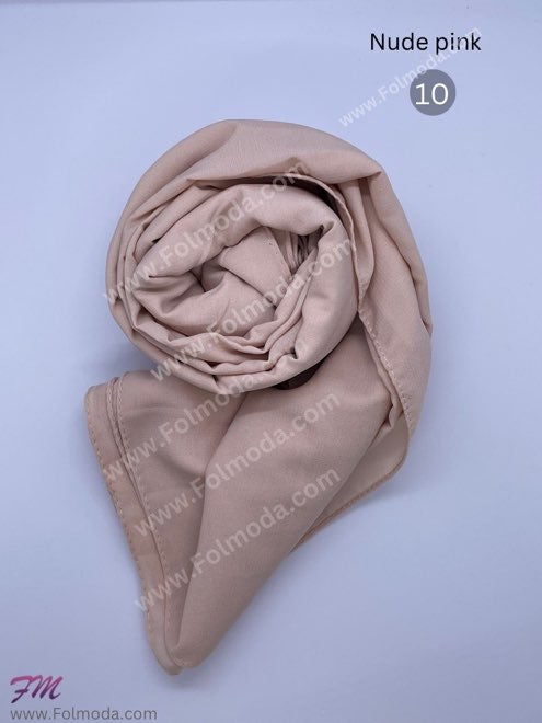 Turkey gorgette harir hijab pink