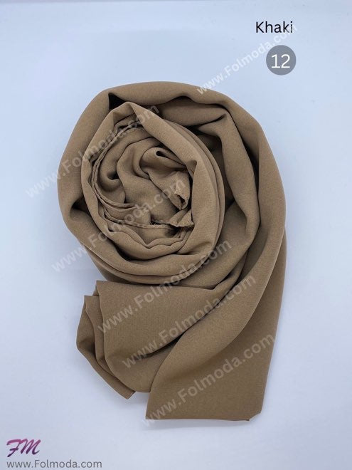 Turkey gorgette harir hijab khaki