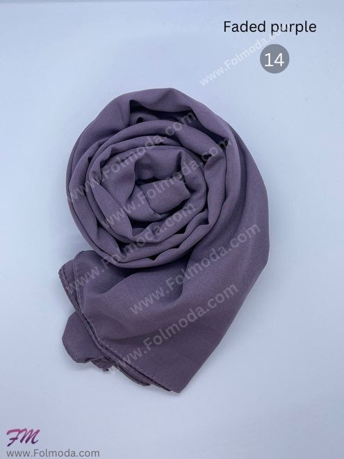 Turkey gorgette harir hijab purple 