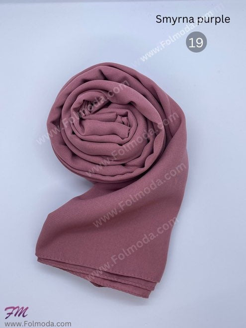 Turkey gorgette harir hijab purple 