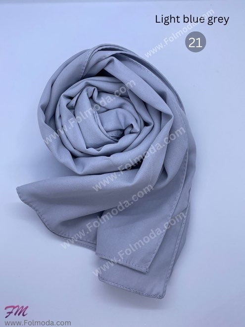 Turkey gorgette harir hijab gray