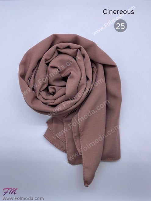 Turkey gorgette harir hijab Cinereous 