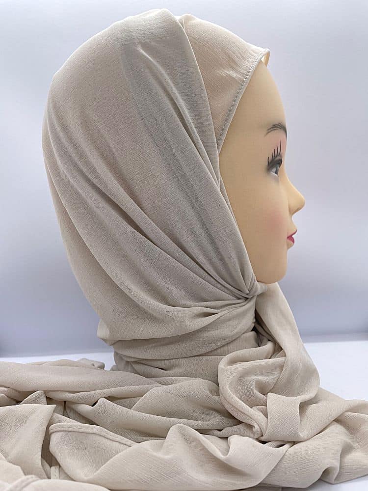 French Chiffon Hijab Kuwaiti